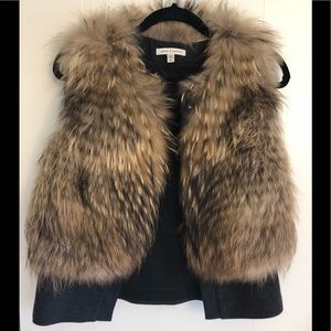 Authentic Raccoon Fur Vest